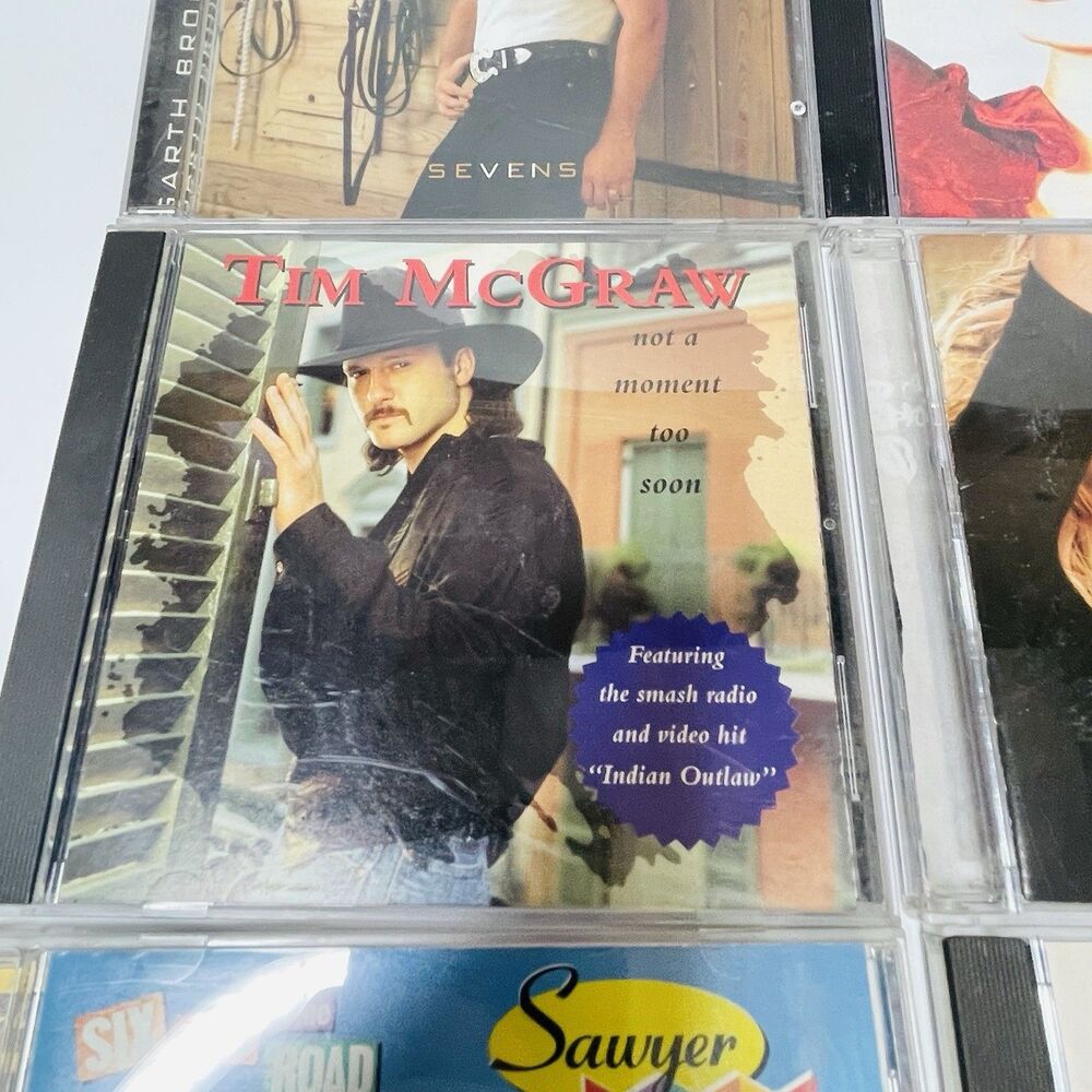 Lot of 11 1990s Country CDs McGraw Brooks Twain Hill Gill Cyrus Sawyer Brown - Picture 7 of 12